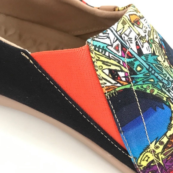 UIN No Body Artistic Slip-On Shoes Vibrant Loafers Women’s Size 10 - Picture 11 of 16